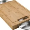 Napoleon Snijplank Bamboe Met 2 Kommen -Bekend Keukenartikelen Winkel 0629162700124 1