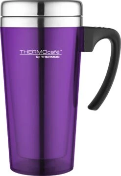 Thermos Reisbeker Soft Touch Paars 0,42 L