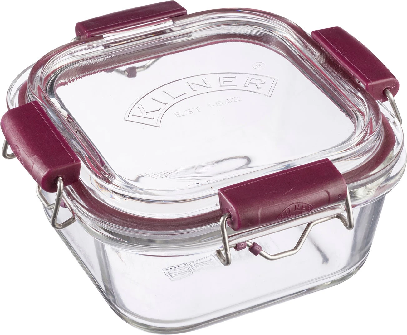 Kilner Voorraaddoos Bordeaux 17,3 X 17,3 X 8,2 Cm 2 Kilner Voorraaddoos Bordeaux 17,3 X 17,3 X 8,2 Cm