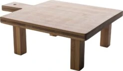 Cosy & Trendy Dienblad Op Poten Bamboe 33 X 25,3 X 10,5 Cm