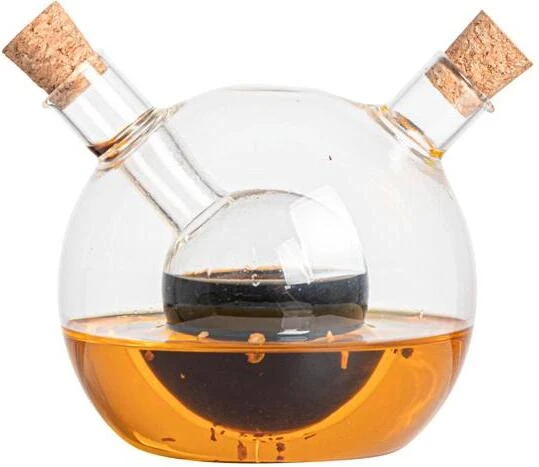 Gusta Olie - En Azijnbal Transparant D 10,4 H 11,5 Cm