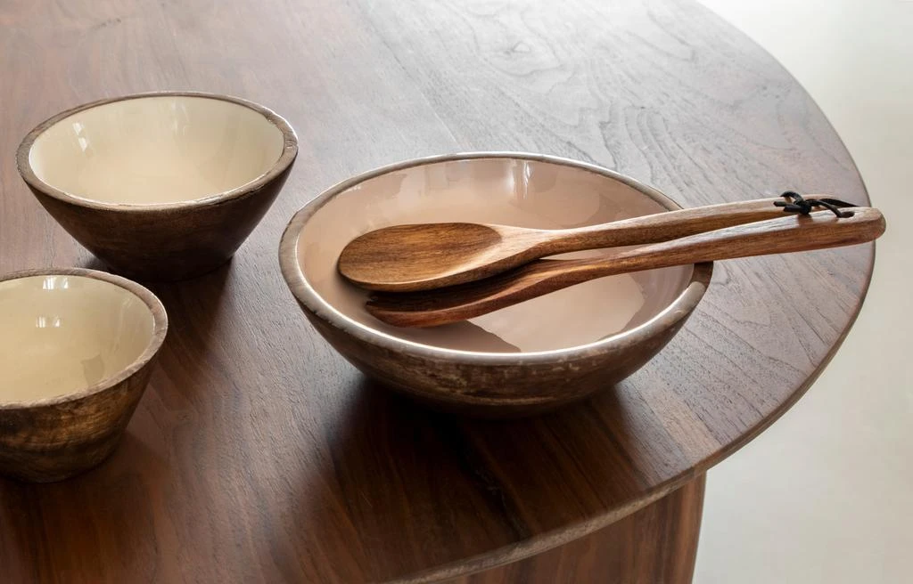 Gusta Schaal Bruin / Taupe D 22,3 H 6,4 Cm 5 Gusta Schaal Bruin / Taupe D 22,3 H 6,4 Cm - Afbeelding 3