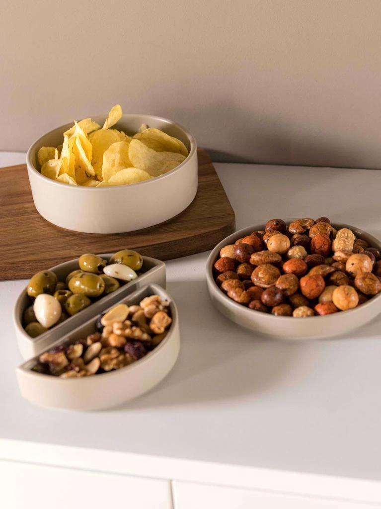 Gusta Serveerset Taupe D 14,7 H 8 Cm 4 - Delig 5 Gusta Serveerset Taupe D 14,7 H 8 Cm 4 - Delig - Afbeelding 3