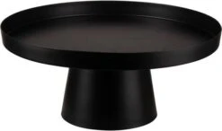 Gusta Taartplateau Zwart D 31,5 H 14,7 Cm
