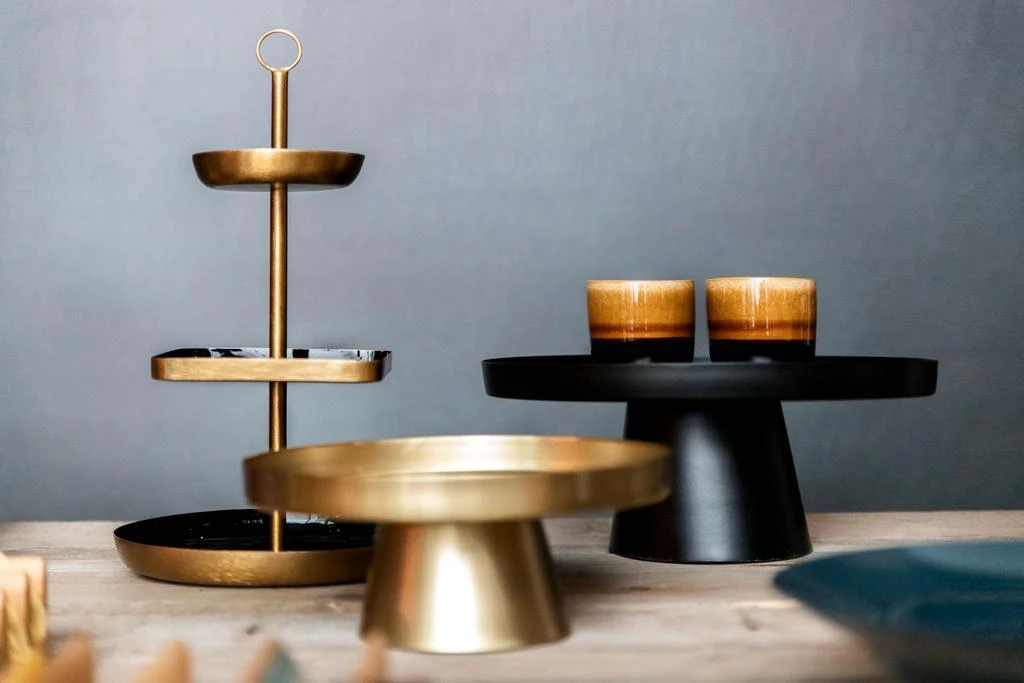 Gusta Taartplateau Zwart D 31,5 H 14,7 Cm 5 Gusta Taartplateau Zwart D 31,5 H 14,7 Cm - Afbeelding 3