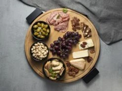 Gusta Serveerplank Lazy Susan Naturel 51 X 42 X 4 Cm -Bekend Keukenartikelen Winkel 8712628474409 1