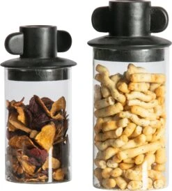 WOOOD Opbergpot Gina Zwart D 11 H 24 Cm 10 WOOOD Opbergpot Gina Zwart D 11 H 24 Cm -Bekend Keukenartikelen Winkel 8714713117611 4