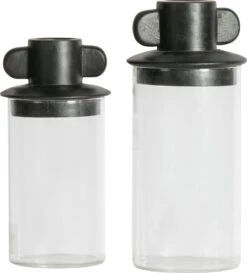 WOOOD Opbergpot Gina Zwart D 11 H 24 Cm 11 WOOOD Opbergpot Gina Zwart D 11 H 24 Cm -Bekend Keukenartikelen Winkel 8714713117611 5