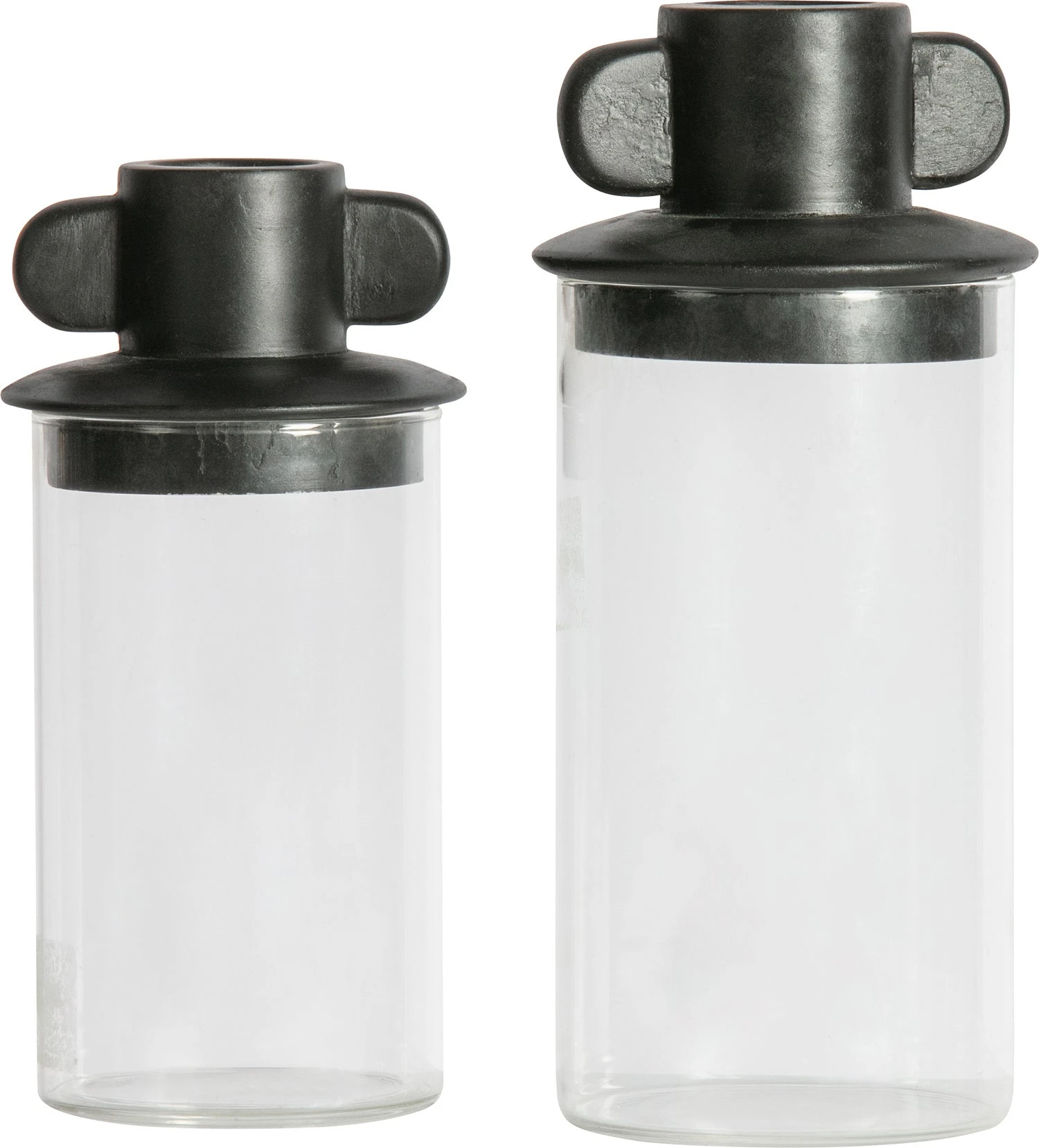 WOOOD Opbergpot Gina Zwart D 11 H 24 Cm 7 WOOOD Opbergpot Gina Zwart D 11 H 24 Cm - Afbeelding 5