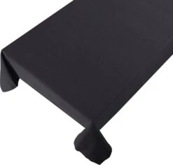 Linen & More Tafelkleed Indi Zwart 250 X 140 Cm