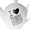 Riverdale Theepot Love Wit 13 X 24 X 17 Cm