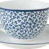 Laura Ashley Kop En Schotel Floris Blauw 0,26 L -Bekend Keukenartikelen Winkel 8717823786760 1