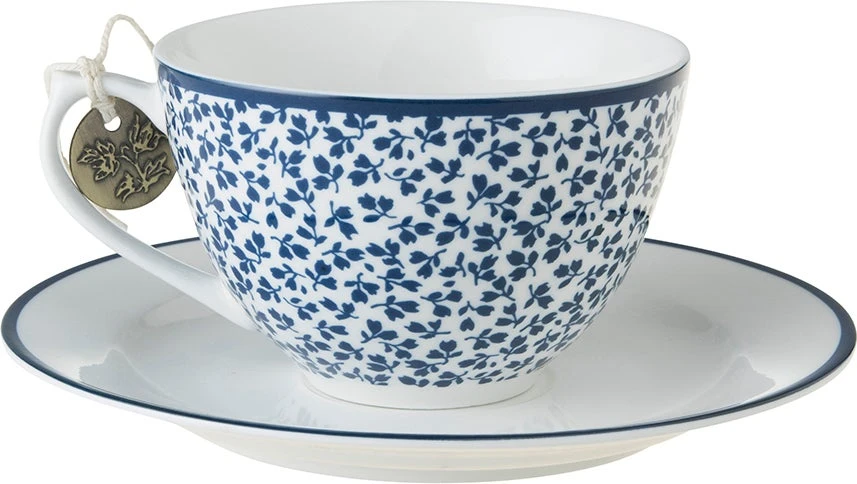 Laura Ashley Kop En Schotel Floris Blauw 0,26 L 3 Laura Ashley Kop En Schotel Floris Blauw 0,26 L
