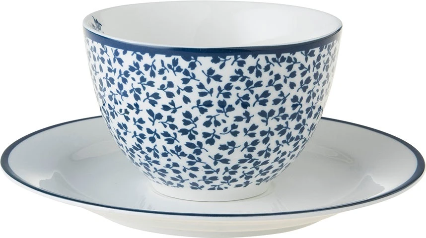 Laura Ashley Kop En Schotel Floris Blauw 0,26 L 4 Laura Ashley Kop En Schotel Floris Blauw 0,26 L - Afbeelding 2