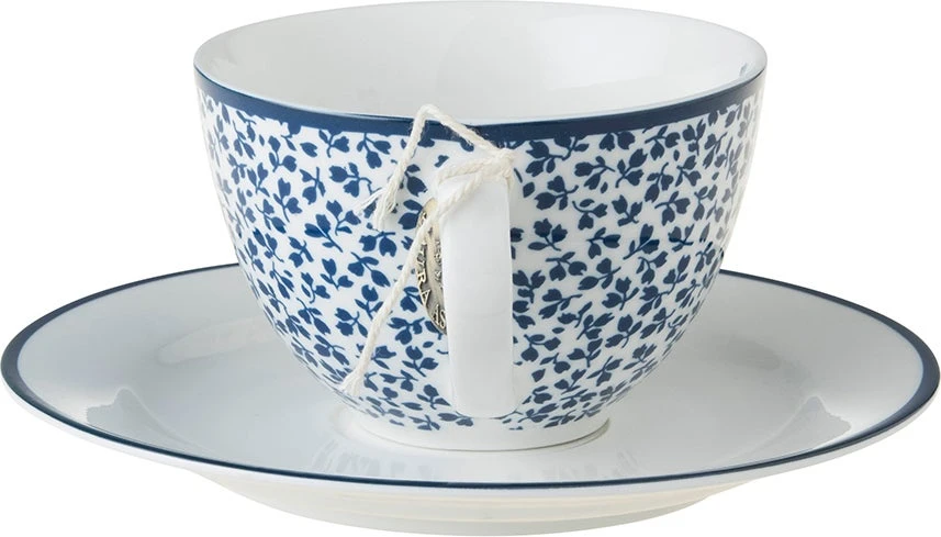 Laura Ashley Kop En Schotel Floris Blauw 0,26 L 6 Laura Ashley Kop En Schotel Floris Blauw 0,26 L - Afbeelding 4