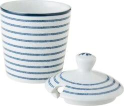Laura Ashley Suikerpot Candy Stripe Blauw D 8 H 11,8 Cm -Bekend Keukenartikelen Winkel 8717823786821 3