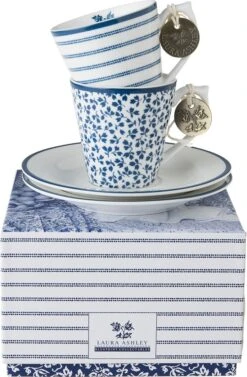 Laura Ashley Kop En Schotel Blauw 4-delig -Bekend Keukenartikelen Winkel 8717823787255 1 1