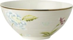 Laura Ashley Schaal Cobblestone Pinstripe Beige D 16,4 H 7,5 Cm -Bekend Keukenartikelen Winkel 8717823805164 2 1