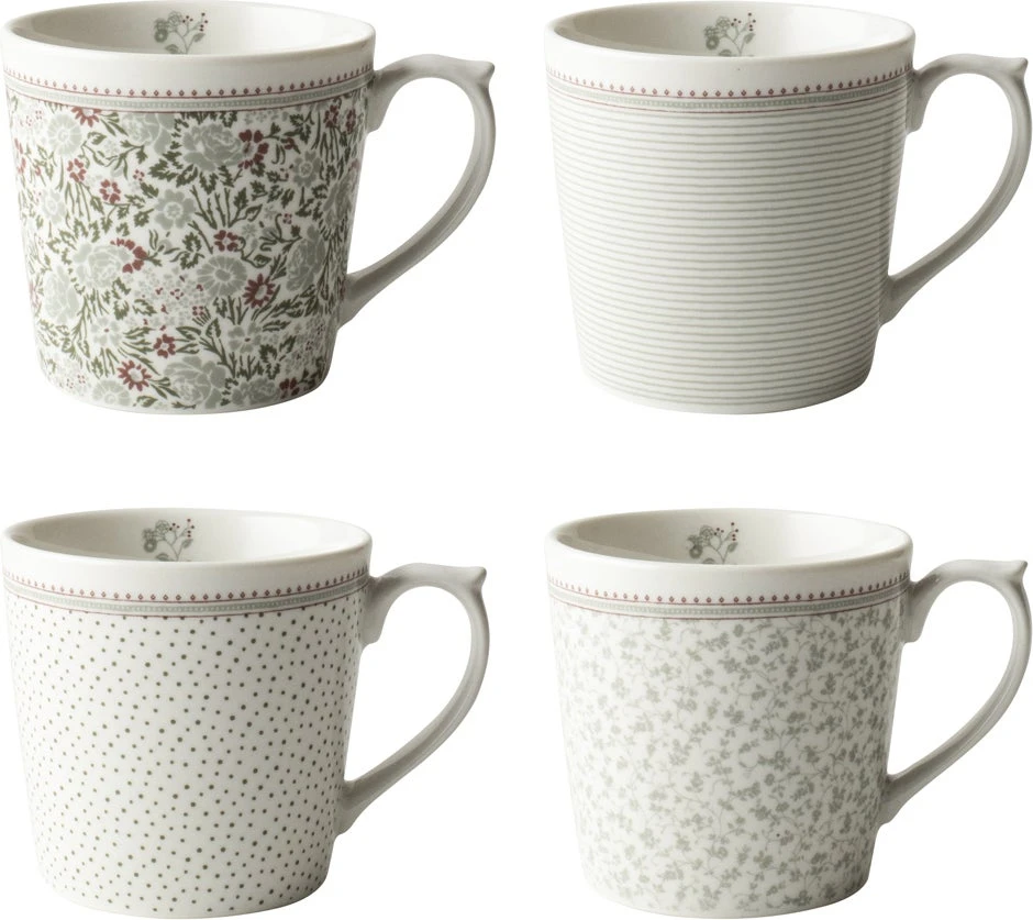 Laura Ashley Mok Mini Wild Clematis 220 Ml 4 Stuks 3 Laura Ashley Mok Mini Wild Clematis 220 Ml 4 Stuks