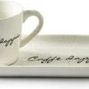 Riviera Maison Kop En Schotel Caffè Wit 25,5 X 11 X 8,1 Cm -Bekend Keukenartikelen Winkel 8718056194926 1