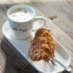 Riviera Maison Kop En Schotel Caffè Wit 25,5 X 11 X 8,1 Cm -Bekend Keukenartikelen Winkel 8718056194926 2