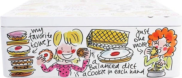 Blond Amsterdam Koekblik Even Bijkletsen Cookies 22 X 22 X 8,5 Cm 5 Blond Amsterdam Koekblik Even Bijkletsen Cookies 22 X 22 X 8,5 Cm - Afbeelding 3