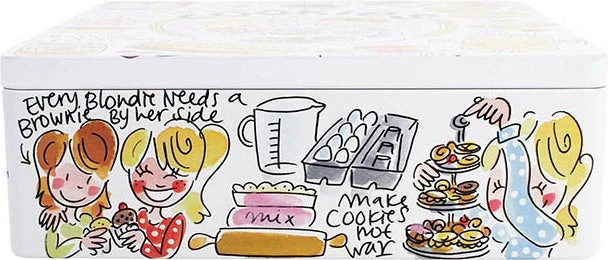 Blond Amsterdam Koekblik Even Bijkletsen Cookies 22 X 22 X 8,5 Cm 6 Blond Amsterdam Koekblik Even Bijkletsen Cookies 22 X 22 X 8,5 Cm - Afbeelding 4