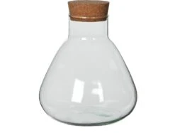 Mica Decorations Voorraadpot Emily Transparant D 22,5 H 24,5 Cm