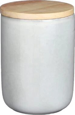 Mica Decorations Voorraadpot Tabo Grijs D 12 H 15,5 Cm