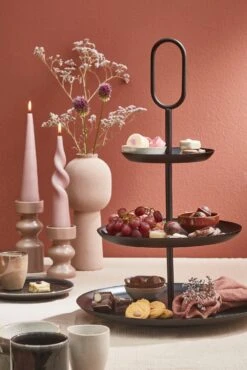 Mica Decorations Etagère Rama Zwart D 38 H 55 Cm 9 Mica Decorations Etagère Rama Zwart D 38 H 55 Cm -Bekend Keukenartikelen Winkel 8718861875355 4