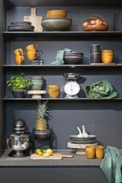 Mica Decorations Schaal Tabo Groen D 30,5 H 9 Cm -Bekend Keukenartikelen Winkel 8718861999440 2