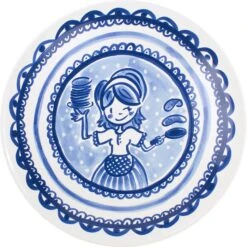 Blond Amsterdam Bord Delfts Blond Pannenkoek D 31 H 2 Cm