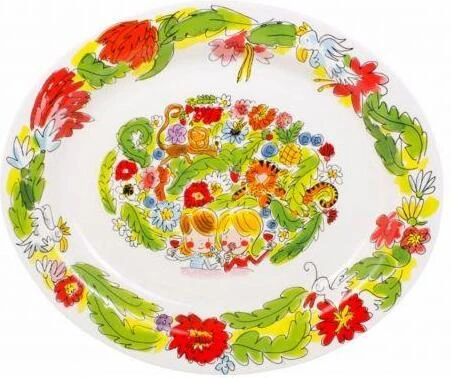 Blond Amsterdam Serveerschaal Paradise 32 X 38 X 4 Cm 3 Blond Amsterdam Serveerschaal Paradise 32 X 38 X 4 Cm