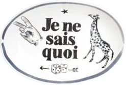 Blond Amsterdam Serveerschaal X Noir 19,5 X 28,5 X 4 Cm