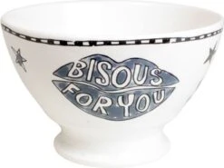 Blond Amsterdam Kom Ciao Bella Wit / Zwart D 15,5 H 10 Cm -Bekend Keukenartikelen Winkel 8719416017008 3