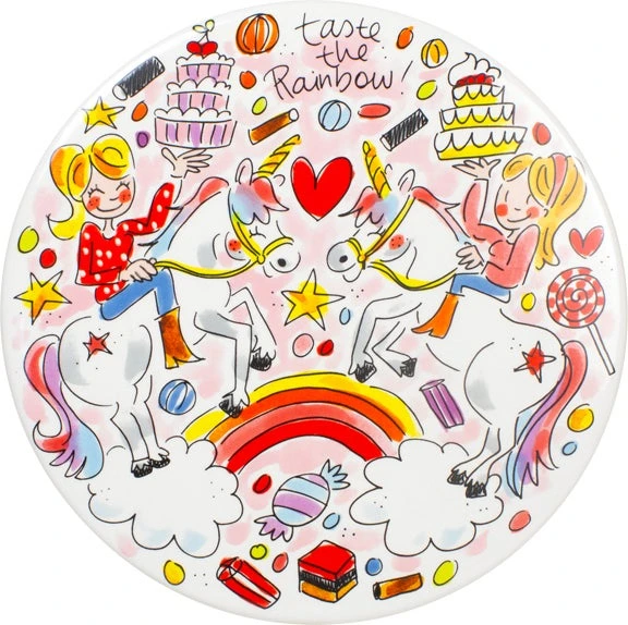 Blond Amsterdam Taartplateau Unicorn D 23 H 9 Cm 3 Blond Amsterdam Taartplateau Unicorn D 23 H 9 Cm