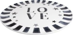 Blond Amsterdam Dinerbord X Noir Love D 32 H 1,6 Cm -Bekend Keukenartikelen Winkel 8719416019651 1 1