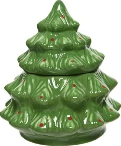 Decoris Voorraadpot Kerstboom Groen D 14,8 H 16 Cm