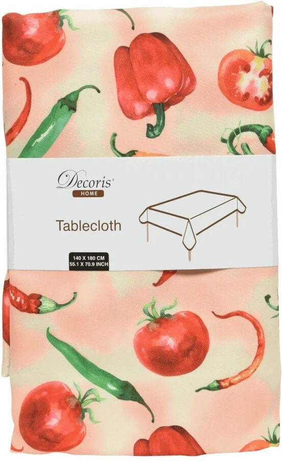 Decoris Tafelkleed Pes Rood 180 X 140 X 0,5 Cm 3 Decoris Tafelkleed Pes Rood 180 X 140 X 0,5 Cm