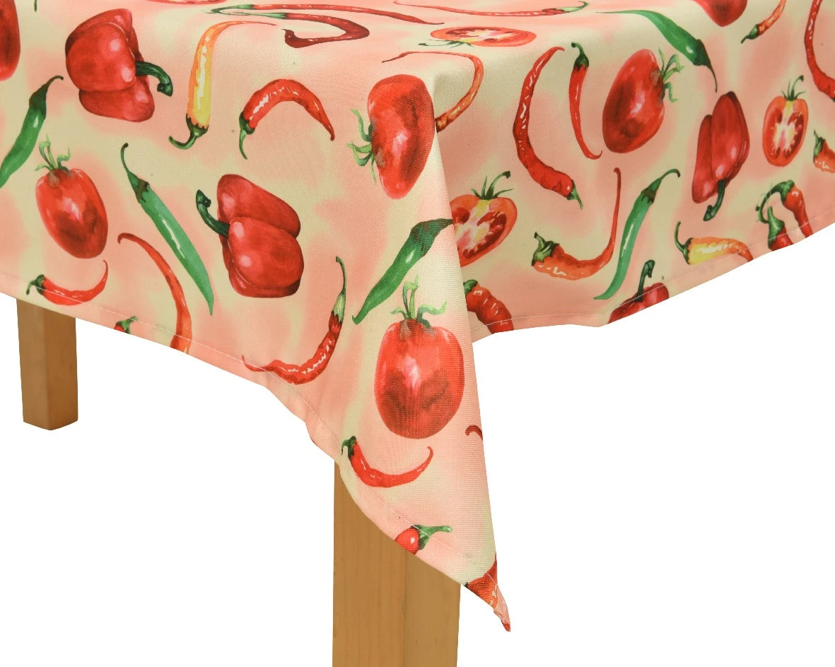 Decoris Tafelkleed Pes Rood 180 X 140 X 0,5 Cm 4 Decoris Tafelkleed Pes Rood 180 X 140 X 0,5 Cm - Afbeelding 2