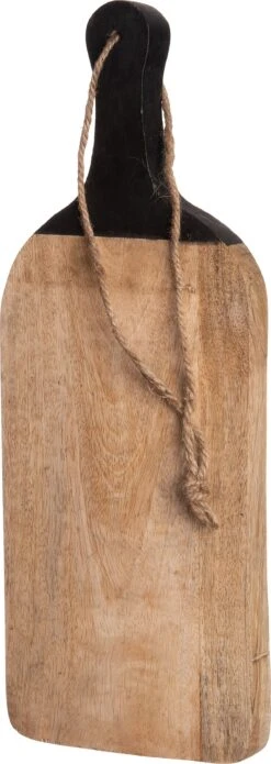 Intratuin Snijplank Max Naturel / Zwart 39 X 15 X 2 Cm