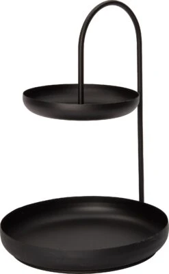 Intratuin Etagère Lieke Zwart D 28 H 40 Cm