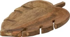 Intratuin Serveerplank Blad Naturel 38,5 X 24 X 2,5 Cm