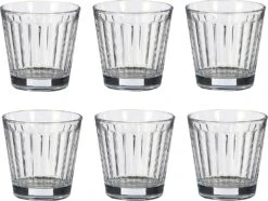 Mica Decorations Drinkglas Aqua 220 Ml 6 Stuks