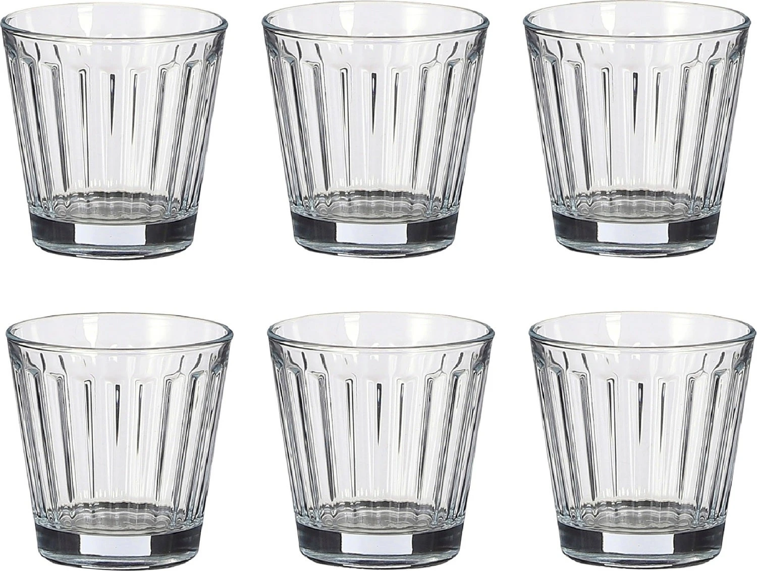 Mica Decorations Drinkglas Aqua 220 Ml 6 Stuks 3 Mica Decorations Drinkglas Aqua 220 Ml 6 Stuks