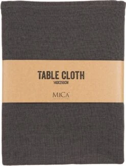 Mica Decorations Tafelkleed Villia Grijs 250 X 140 Cm 5 Mica Decorations Tafelkleed Villia Grijs 250 X 140 Cm -Bekend Keukenartikelen Winkel 8720362174110 2