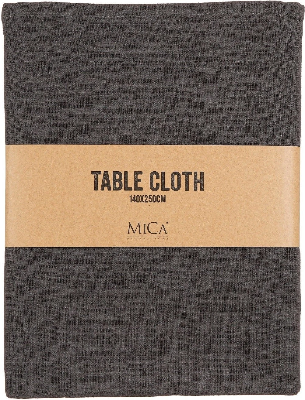 Mica Decorations Tafelkleed Villia Grijs 250 X 140 Cm 4 Mica Decorations Tafelkleed Villia Grijs 250 X 140 Cm - Afbeelding 2