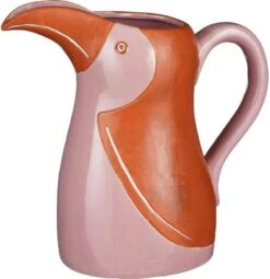 Mica Decorations Kan Toekan Roze 22 X 12 X 21,5 Cm